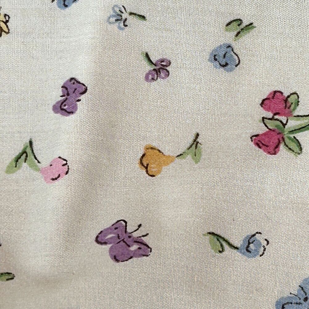 Vintage Classic Pooh Quilted Padded Crib Headboard Cover & Crib Skirt 1994 - Picture 5 of 10